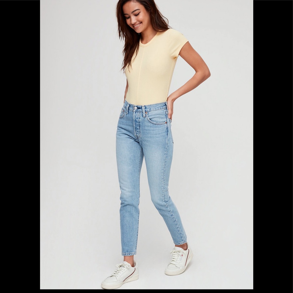 NWT! Levis 501 skinny jeans